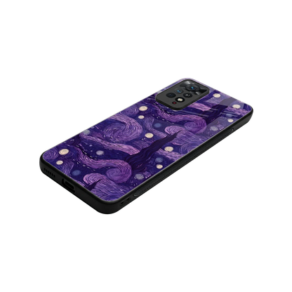 Nebula Galaxy stylish phone case for redmi note 11 pro | glossy glass and slim fit