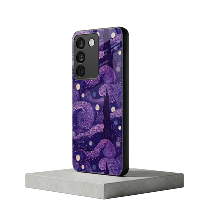 Nebula Galaxy vivo y200 5g mobile cover | shockproof glass phone case