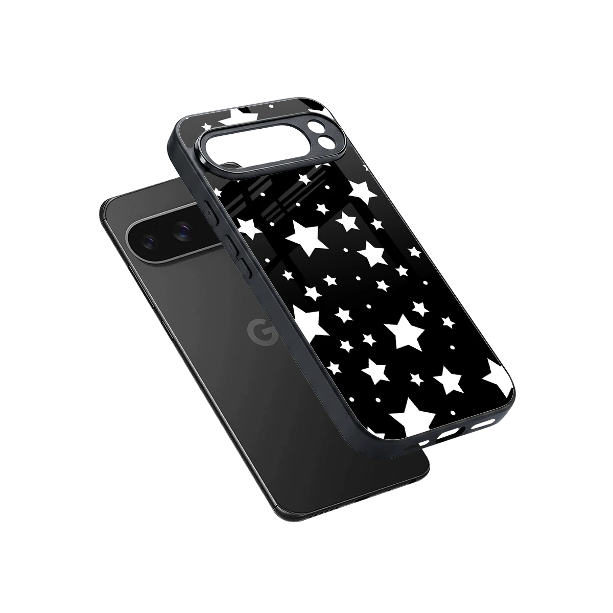 Nebula sleek google pixel 10 pro xl cover with tempered glass back and TPU edges