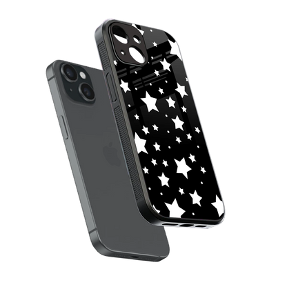 Nebula sleek iphone 13 cover with tempered glass back and TPU edges