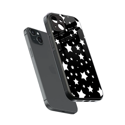 Nebula sleek iphone 14 plus cover with tempered glass back and TPU edges