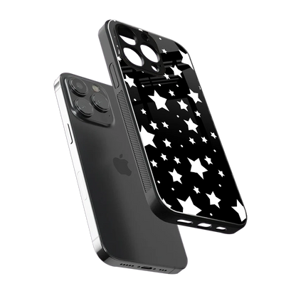 Nebula sleek iphone 16 pro max cover with tempered glass back and TPU edges