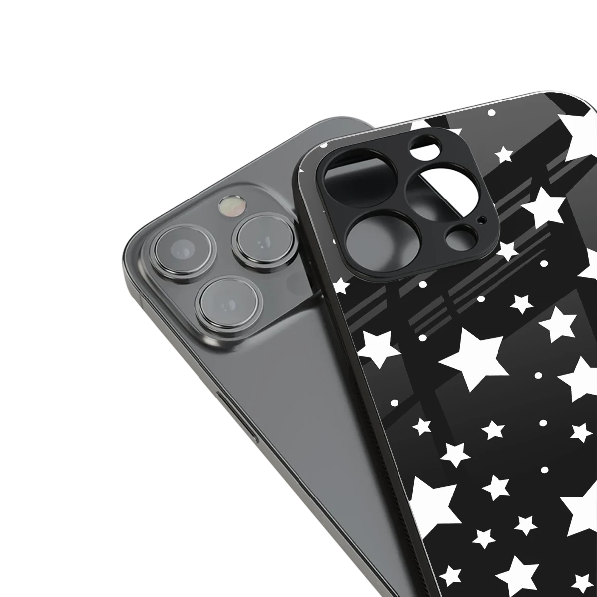 Nebula stylish phone case for iphone 15 pro | glossy glass and slim fit
