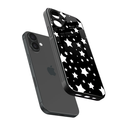 Nebula sleek iPhone 16 cover with tempered glass back and TPU edges