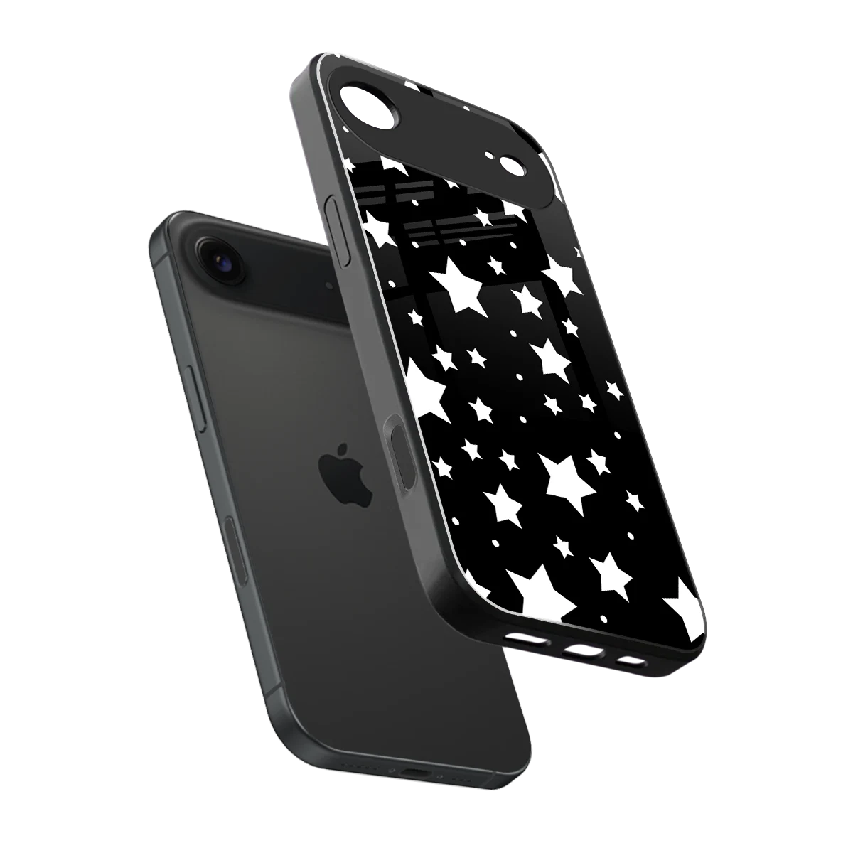 Nebula sleek iphone air cover with tempered glass back and TPU edges