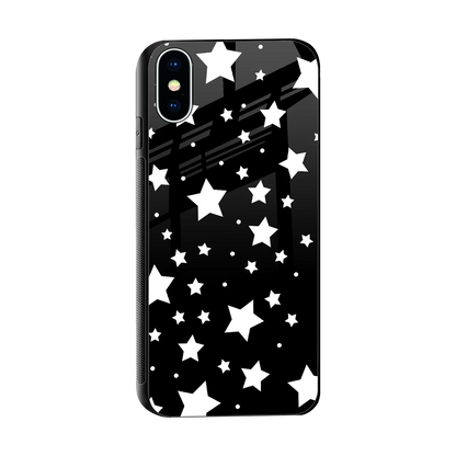 Nebula sleek iphone x cover with tempered glass back and TPU edges