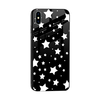 Nebula sleek iphone xs max cover with tempered glass back and TPU edges