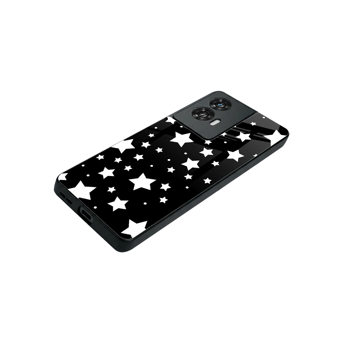 Nebula stylish phone case for motorola edge 50 fusion | glossy glass and slim fit