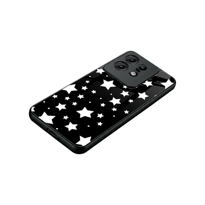 Nebula stylish phone case for motorola edge 50 pro | glossy glass and slim fit