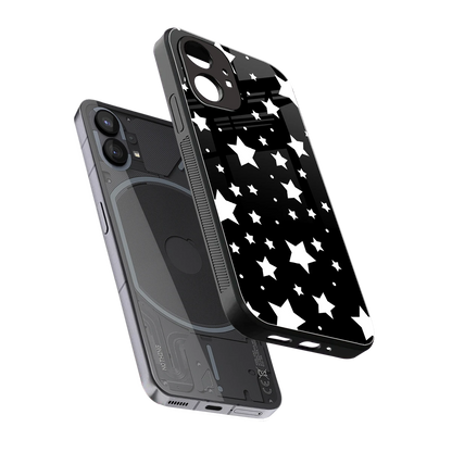 Nebula sleek nothing phone 1 cover with tempered glass back and TPU edges
