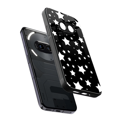 Nebula sleek nothing phone 2a cover with tempered glass back and TPU edges