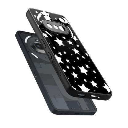 Nebula sleek nothing phone 3a cover with tempered glass back and TPU edges