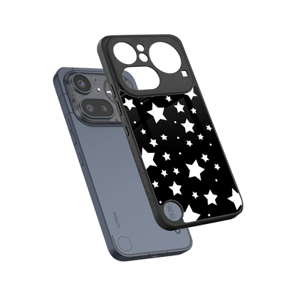 Nebula sleek nothing phone 4a pro cover with tempered glass back and TPU edges