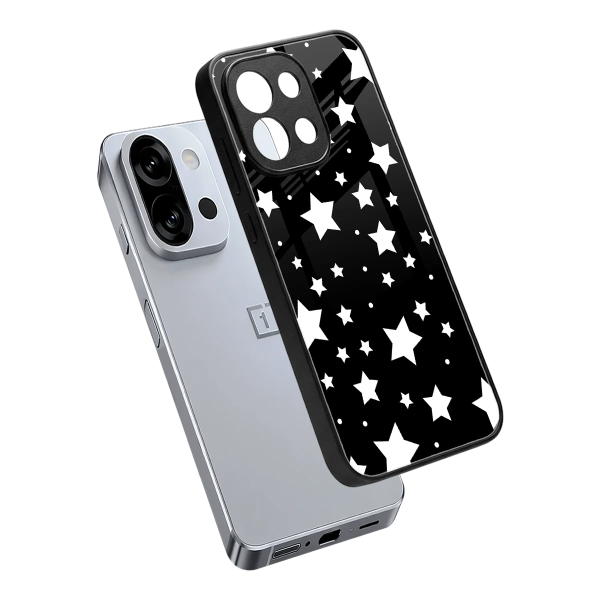 Nebula sleek oneplus 13s cover with tempered glass back and TPU edges