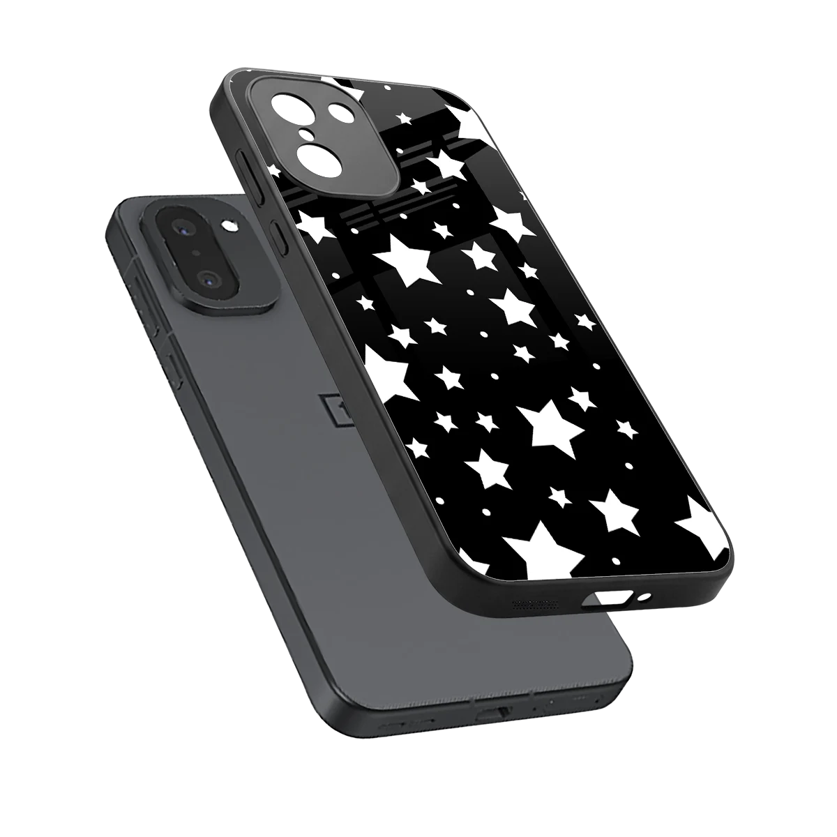 Nebula sleek oneplus 15r cover with tempered glass back and TPU edges