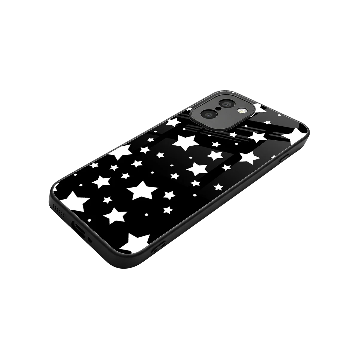Nebula stylish phone case for oneplus 15r | glossy glass and slim fit