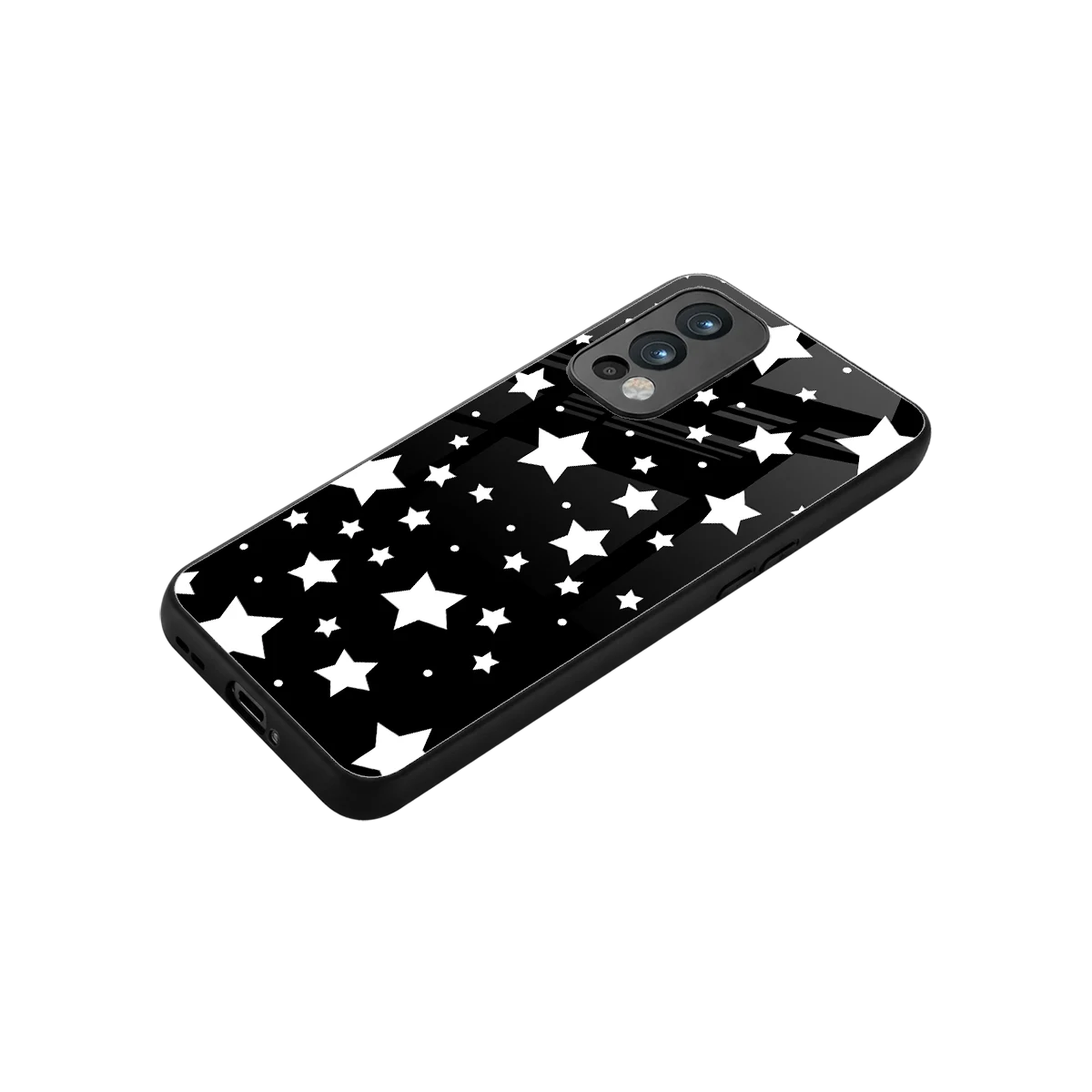 Nebula stylish phone case for oneplus nord 2 | glossy glass and slim fit