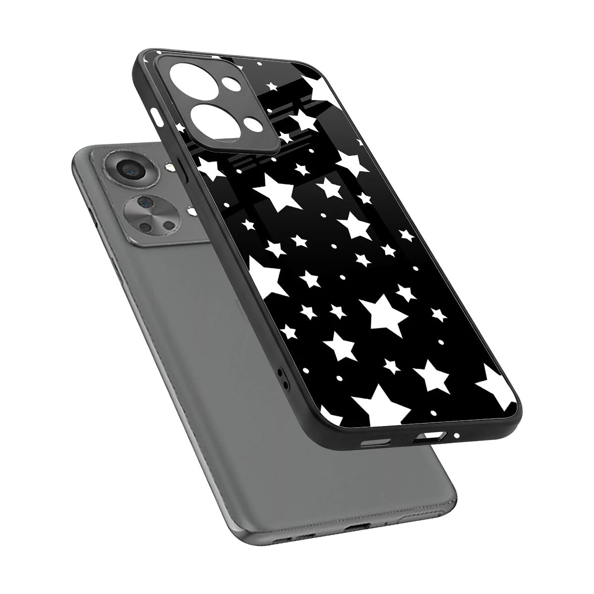 Nebula sleek oneplus nord 2t cover with tempered glass back and TPU edges