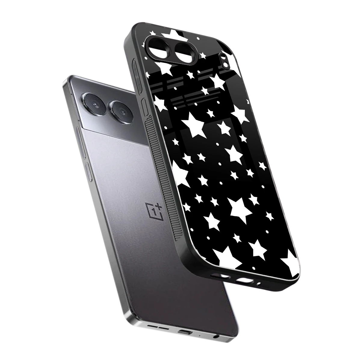 Nebula sleek oneplus nord 4 cover with tempered glass back and TPU edges