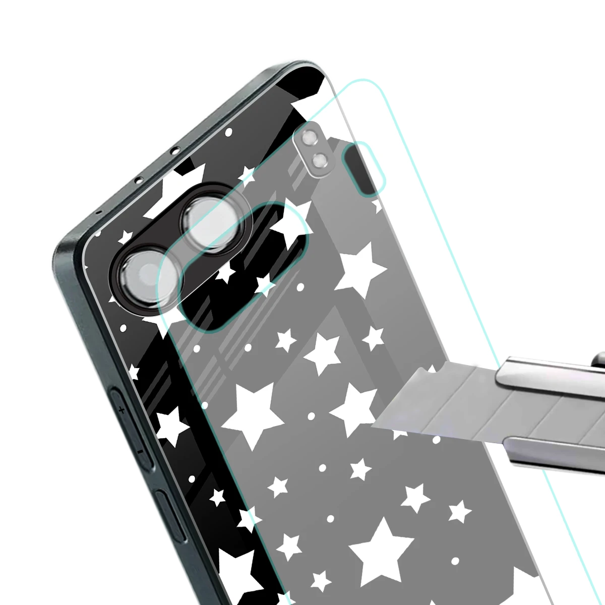Nebula stylish phone case for oneplus nord 4 | glossy glass and slim fit