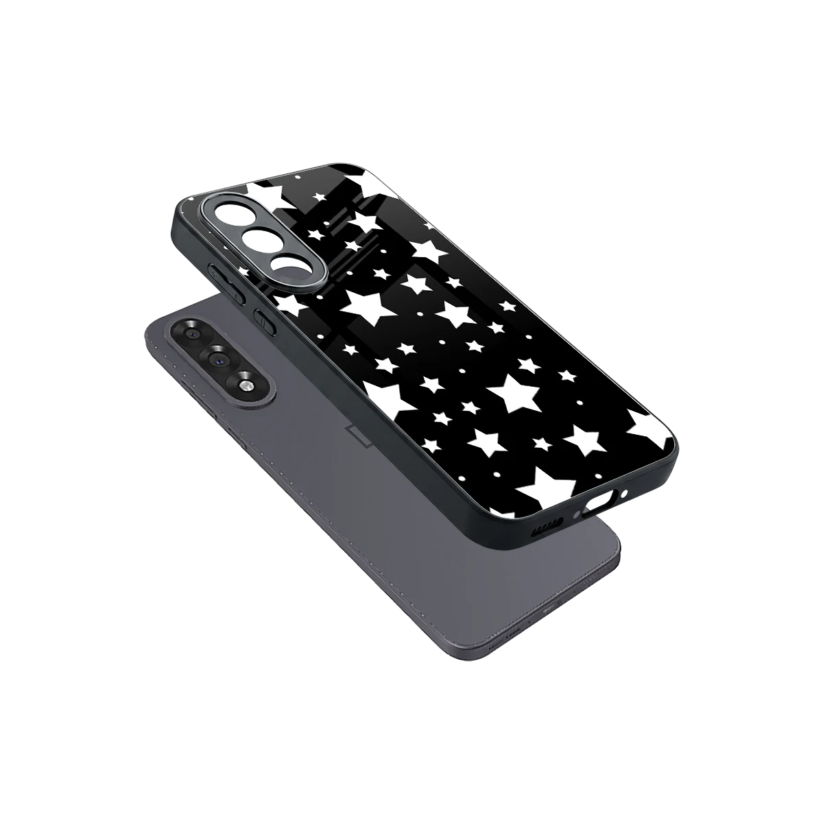 Nebula sleek oneplus nord 5 cover with tempered glass back and TPU edges