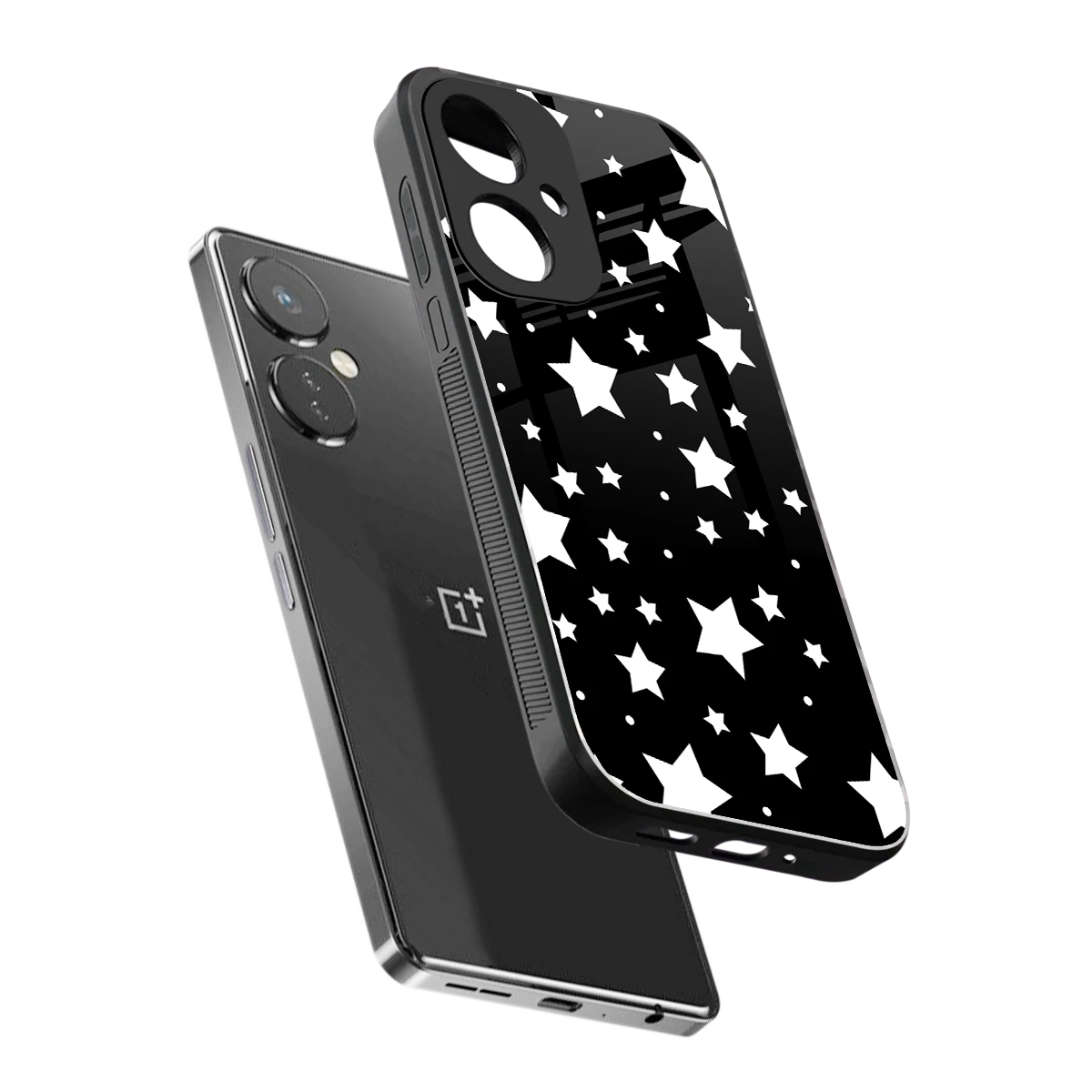 Nebula sleek oneplus nord ce 3 cover with tempered glass back and TPU edges