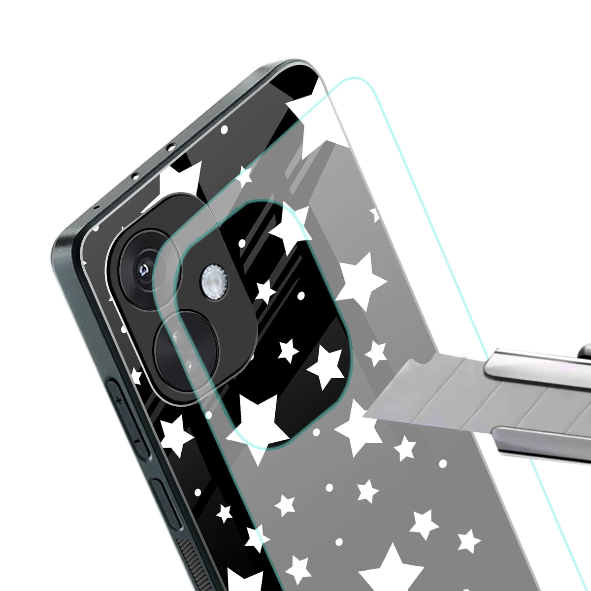 Nebula stylish phone case for oneplus nord ce 3 | glossy glass and slim fit