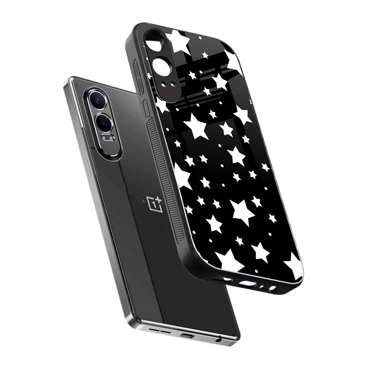 Nebula sleek oneplus nord ce 4 lite cover with tempered glass back and TPU edges