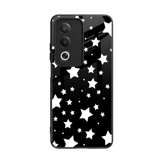 Nebula back phone cover | glass case for oppo a3 pro