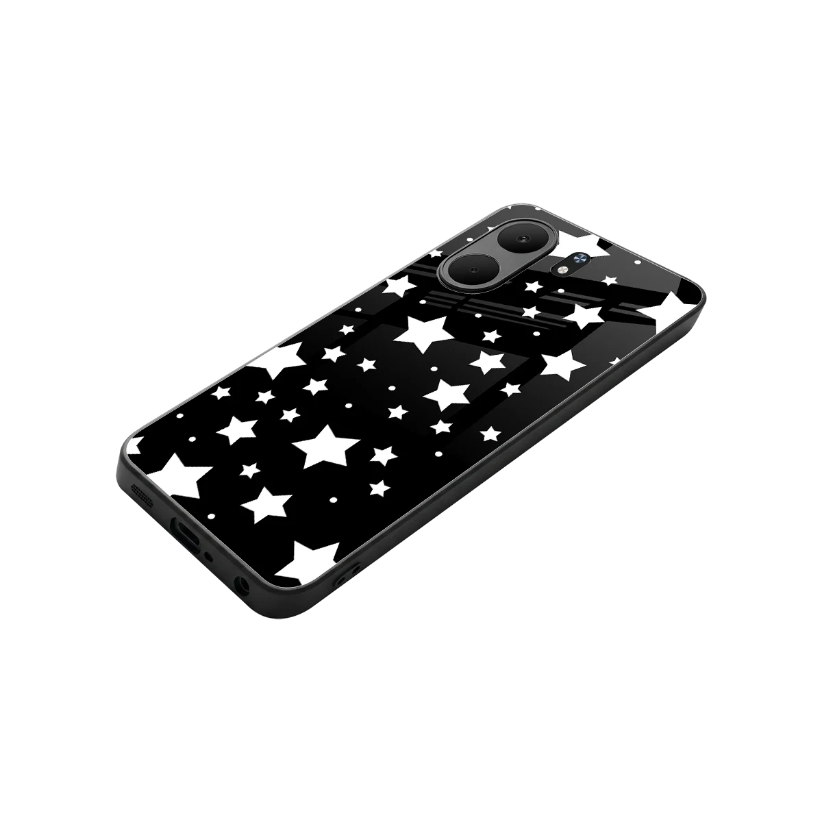 Nebula stylish phone case for oppo a5x 5g | glossy glass and slim fit