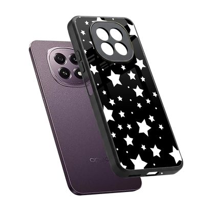 Nebula sleek oppo f29 5g cover with tempered glass back and TPU edges