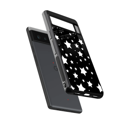 Nebula sleek google pixel 6 cover with tempered glass back and TPU edges