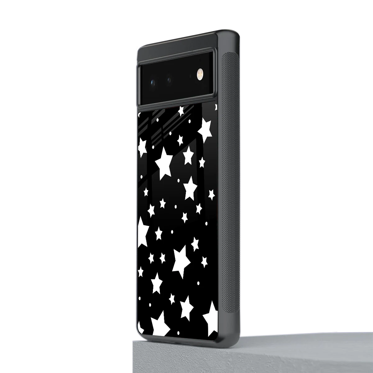 Nebula stylish phone case for google pixel 6a | glossy glass and slim fit