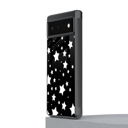 Nebula stylish phone case for google pixel 6a | glossy glass and slim fit