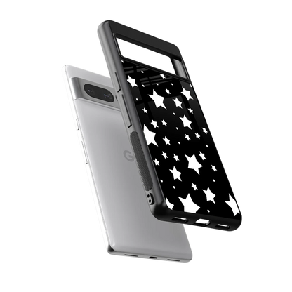 Nebula sleek google pixel 7 pro cover with tempered glass back and TPU edges