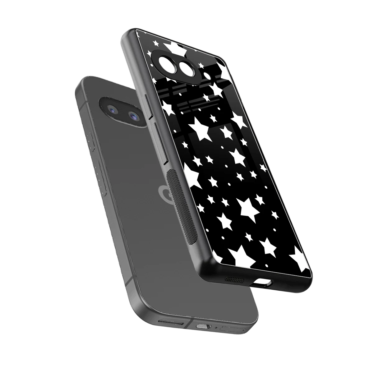 Nebula sleek google pixel 10a cover with tempered glass back and TPU edges