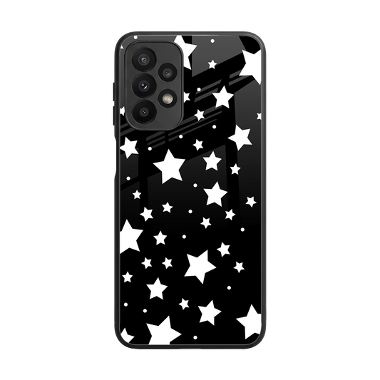 Nebula back phone cover | glass case for samsung galaxy a23