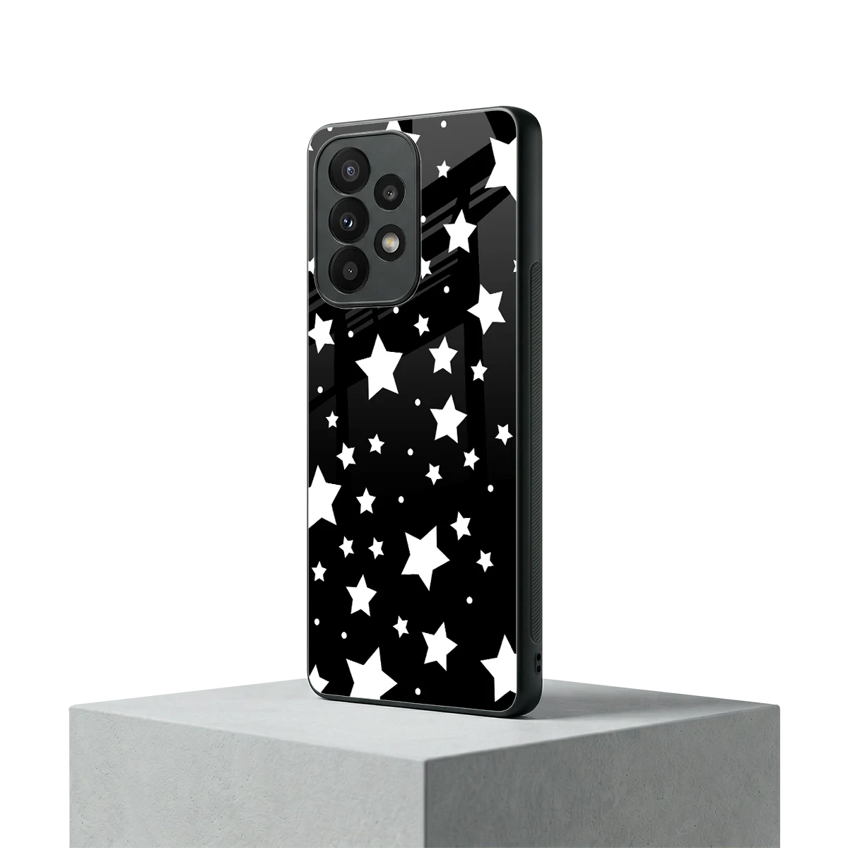 Nebula samsung galaxy a23 mobile cover | shockproof glass phone case