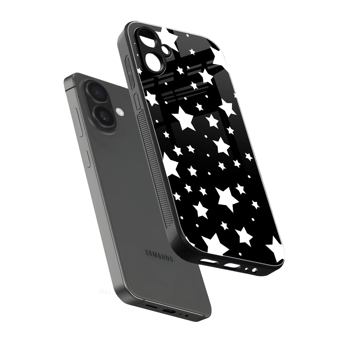 Nebula sleek samsung galaxy a06 5g cover with tempered glass back and TPU edges