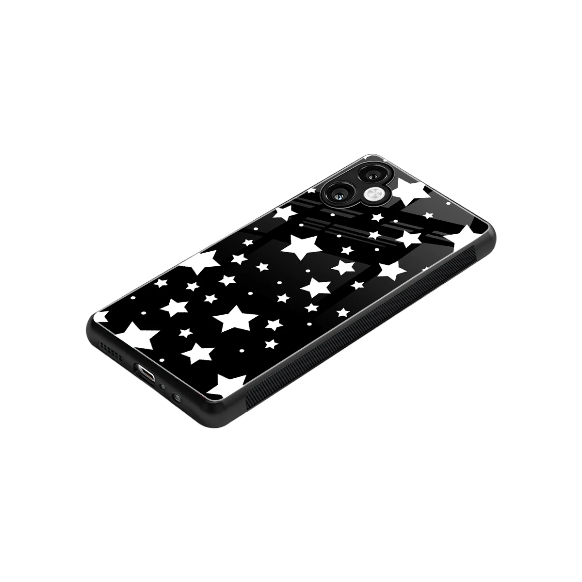 Nebula stylish phone case for samsung galaxy a06 5g | glossy glass and slim fit