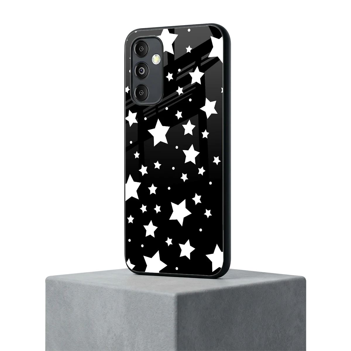 Nebula samsung galaxy m14 5g mobile cover | shockproof glass phone case