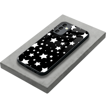 Nebula stylish phone case for samsung galaxy m14 5g | glossy glass and slim fit