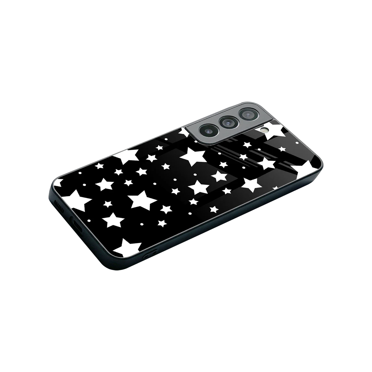 Nebula stylish phone case for samsung galaxy s22 | glossy glass and slim fit