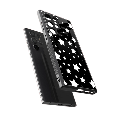 Nebula sleek samsung galaxy s24 ultra cover with tempered glass back and TPU edges