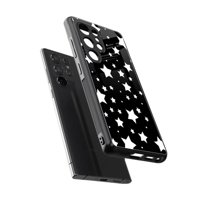 Nebula sleek samsung galaxy s25 ultra cover with tempered glass back and TPU edges