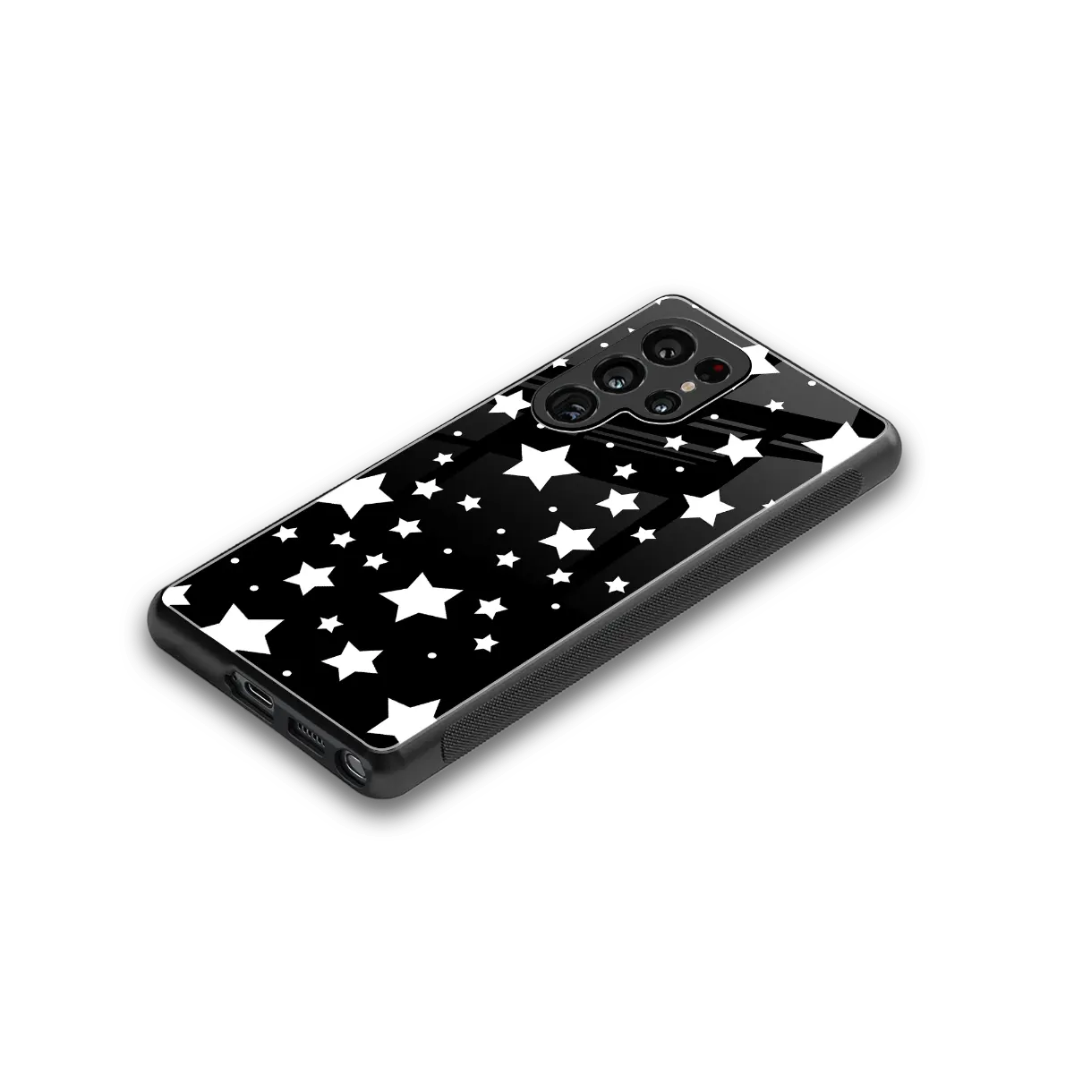 Nebula stylish phone case for samsung galaxy s25 ultra | glossy glass and slim fit