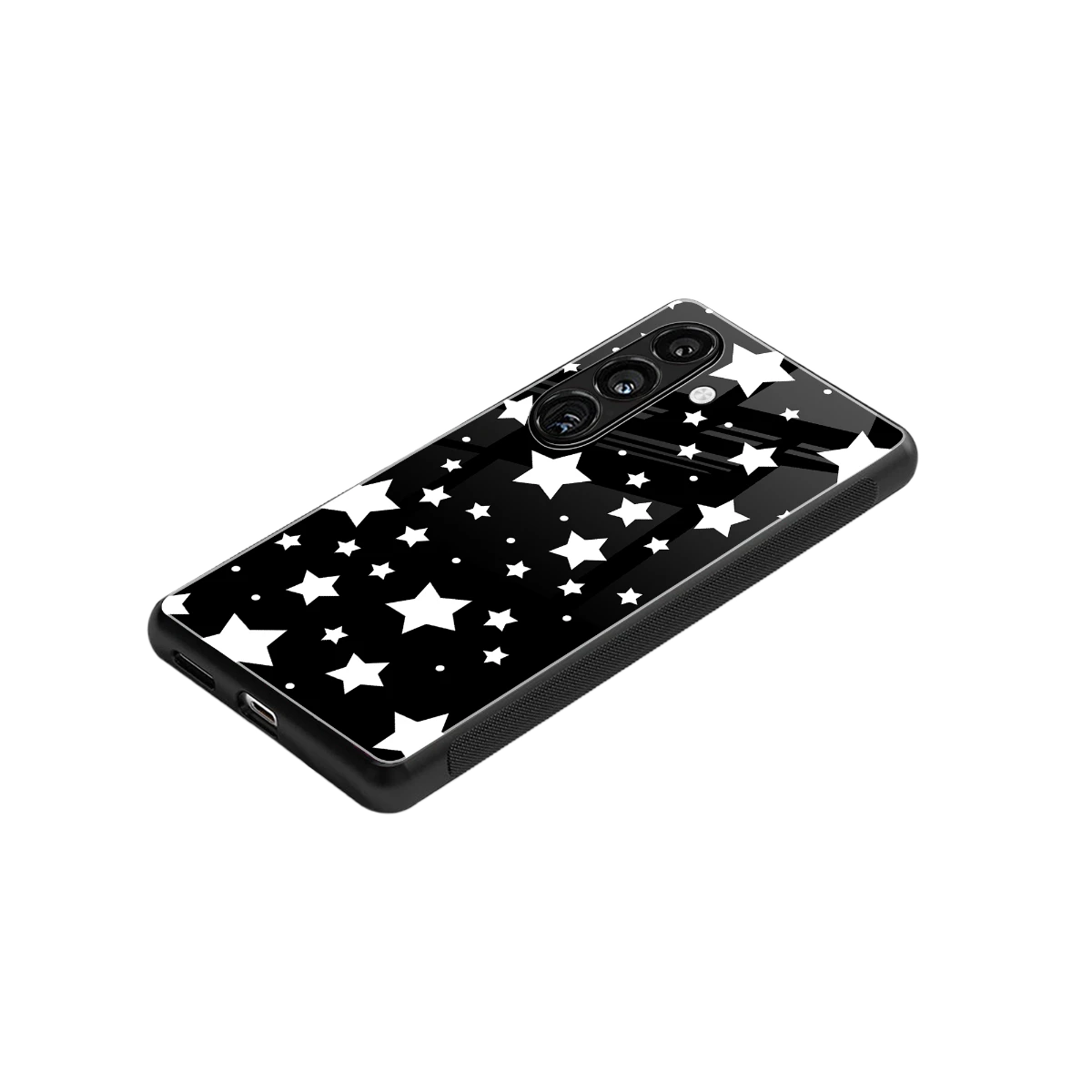 Nebula stylish phone case for samsung galaxy s24 | glossy glass and slim fit