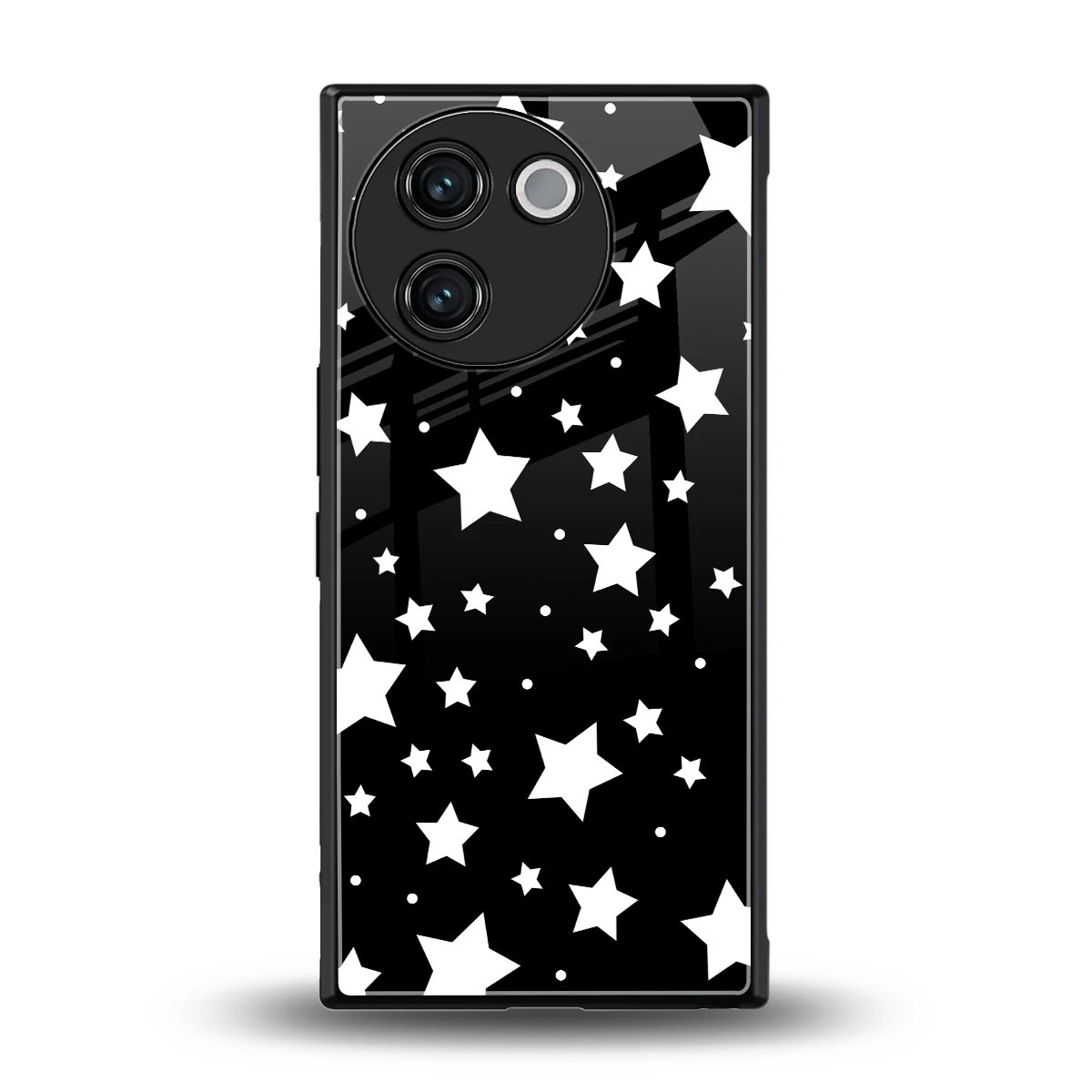 Nebula back phone cover | glass case for vivo v30e