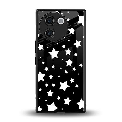 Nebula back phone cover | glass case for vivo v30e