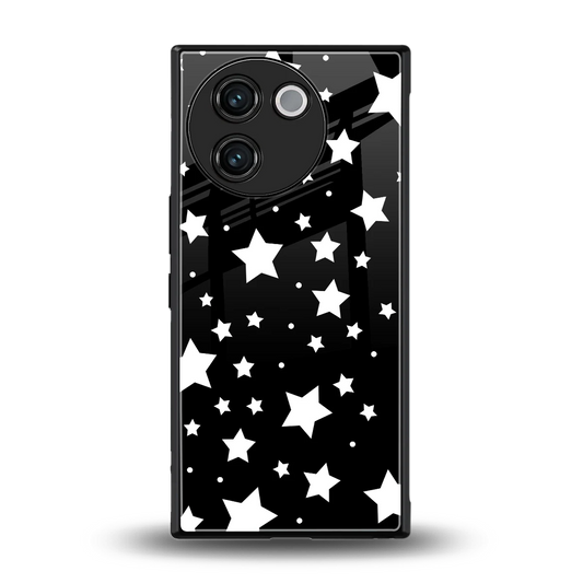Nebula back phone cover | glass case for vivo v30e